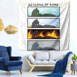 Tapestries Seasons Of Rome Wall Decor Tapestry Modern Living Room Birthday Gift Soft Fabric Odourless