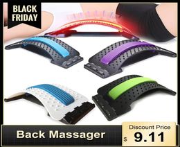 Stretch Equipment Back Massager Magic Stretcher Fitness Lumbar Support Relaxation Mate Spinal Pain Relieve Chiropractor message LY1845762