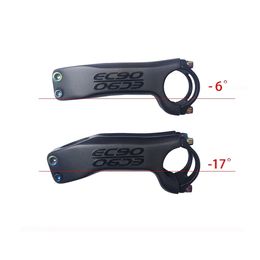 EC90 Carbon MTB Mountain bike 617 degree 318MM Road Bike carbon stem positive and negative Cycling parts Bicycle Stem 240325