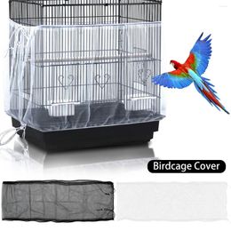 Other Bird Supplies Mesh Cage Cover Shell Skirt Net Receptor Seed Catcher Guard Nylon Parrot Nets Easy Cleaning