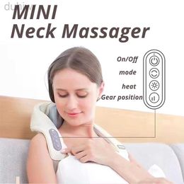 Full Body Massager 5D Kneading Shiatsu Massage Shawl Chiropractic Back Massager for Neck Shoulder Pain Relief Heating Neck Massageador Massagem 240407