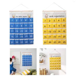 Storage Bags Numbered Organiser Durable Multipurpose Household Organisation Phones Calculators Holder For Closet Key Bedroom Home Sundries