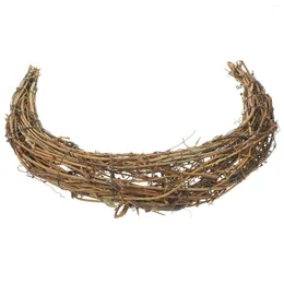 Decorative Flowers Smilax Rattan DIY Wreath Moon Flower Material Dream Catcher Natural Garland Materials Country Wedding Decorations