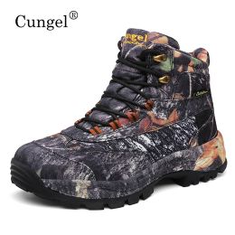 Shoes CUNGE Outdoor Tactical Sport Men's Shoes Waterproof Hiking Shoes Male Outdoor Winter Hunting Boots Mountain Shoes Men Army Boot