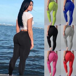 Active Pants Women Soft High Waist Stretch Pleated Yoga Casual Fitness Leggings Trouser Athletic Skirt With Girls