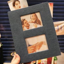 Albums 200 6inch photo Polaroid album Open window cloth cover album Large capacity family album