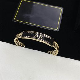 Designer Woman Men Chanells Bangle Luxury Fashion Brand Letter C Bracelets Women Open Bracelet Jewelry gold Cuff Gift CClies 23