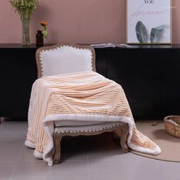 Blankets Bedding Plaid Outdoor Comforter Nordic Minimalist Household Warm Tapestry Bedspread Sofa Bed Blanket