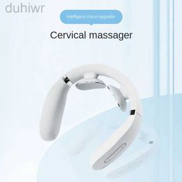 Full Body Massager Portable Cervical Spine Massager Shoulder Neck Protector Neck Electric Hot Compress Pulse Cervical Spine Instrument 240407