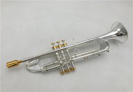 Highquality Baja trumpet instrument LT190S77 reduces the B gilt button to play the bell trumpet9182761