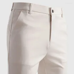 Men's Pants Summer Spring Male Casual Business Suit Khaki Classic Dress Flexible Office Clothes