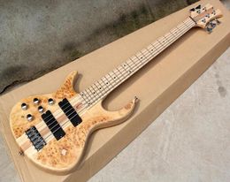 Factory Lefthand 5 Strings Electric Bass Guitar with Maple FretboardNeckthrubody2 Pickups24 Fretsoffering Customised servic8391492