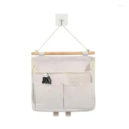 Storage Bags Wall Hang Bag Door Basket Hangable Organiser With Pockets For Closet Offices Bedroom Living Room