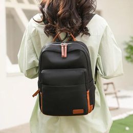 School Bags Womens Backpacks Waterproof Aesthetic Bussiness Travel Laptop For Teenager Student Schoolbags 2024 Bookbags