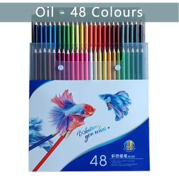 Pencils Watersoluble Coloured Pencils Watercolour Professional Pencils for Handdrawn