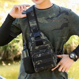 Storage Bags Small Tactical Sling Bag Camouflage Crossbody Pack Shoulder Outdoor Backpack For Sports Hiking Hunting Travel