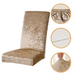 Chair Covers Household Cover Table Decor Backrest Elegant Golden Cashmere Stretch Arm Recliners