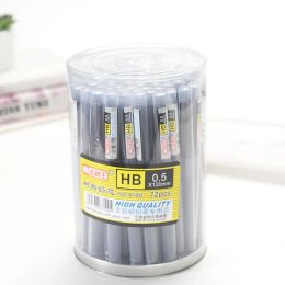 Pencils 72 box/lot Graphite Lead 2B HB Mechanical Pencil Refill Plastic Automatic replace Pencil Lead 0.5,0.7 Promotion