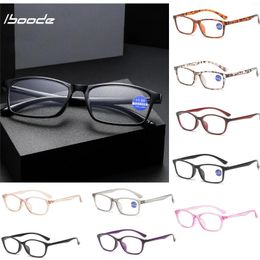 Sunglasses 2024 Retro Reading Glasses Women Men Optical Square Frame Anti-blue Light Prescription Eyeglasses 0 1.0to 4.0
