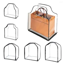 Storage Bags Large Capacity Handbag Bag Transparent Visualisation Window Cover Washable PVC Protector Home&Travel