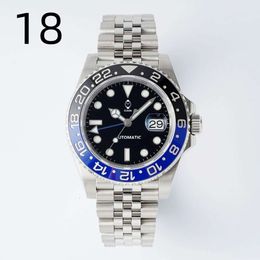 4 Style Super N Factory Watch 904L Steel Men's 41mm Black Ceramic Bezel Sapphire 126610 Diving 2813 5674