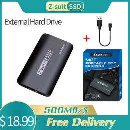 Drives External Hard Drive 512gb Portable External Solid State Drive Pssd Mini Hard Disc Typec Usb 3.2 Electronics Drives for Laptop