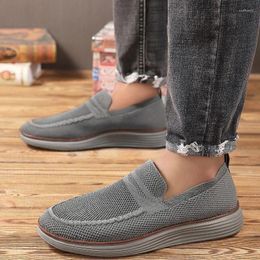 Casual Shoes Men's Mesh 2024 Fashion Lightweight Breathable Soft-Soled Summer Outdoor Sports Fitness Sneakers Big Size