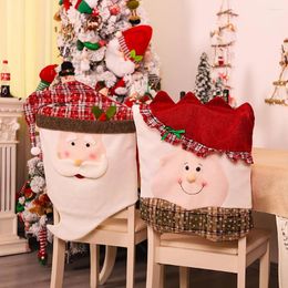 Chair Covers Christmas Santa Cover Home Dining