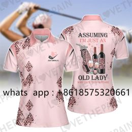 Shirts Fitness Sports Golf Shirt Polo Shirt Women Pink Short Sleeve T Shirt Breathable Female Quick Dry Buttons Lapel Fashion Tops 2023