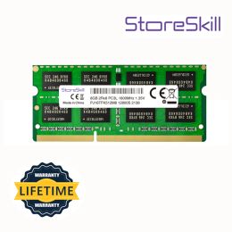 RAMs StoreSkill SODIMM Memory DDR3L 2GB 4GB 8GB 10600 1333 12800 1600 for DDR3 Laptop Ram Memoria