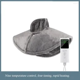 Blankets Warming Blanket Thermal Mat Four-speed Intelligent Timing 9 Level Compress Shoulder And Neck Heating Pad