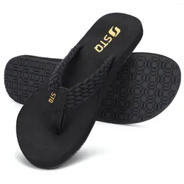 Slippers STQ Womens Quick Dry Flip Flops With Yoga Mat Arch Support Thong Sandals