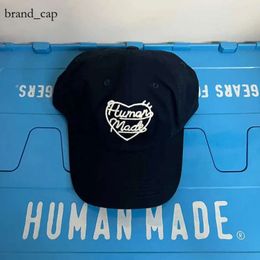 Ball Caps 2024 New Men Women Casual Cartoon Duck Embroidery Human Hat Brown Red Green Colorblock Baseball Adjustable Human Made Cap 1709