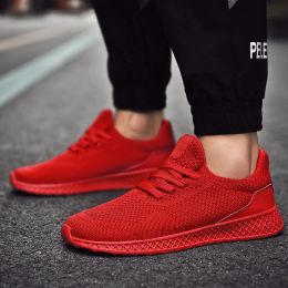 Shoes Hot Red Cheap Men's Running Shoes Plus Size 3948 Ultralight Summer Sports Sneakers for Men Outdoor Athletic Shoes Mens Trainers