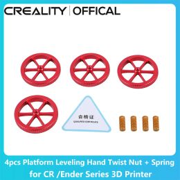 CPUs Creality Official 3d Printer Upgraded Parts 4pcs Platform Levelling Hand Twist Nut + Spring for Cr /ender Series 3d Printers