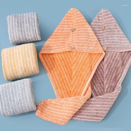 Towel Easy-use Women Drying Hair Hat Microfiber Quick-Drying Solid Absorption For Wet Wearing Coral Velvet Bath