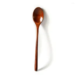 Coffee Scoops Wooden Spoons Long Handle Kitchen Cooking Mixing Food Spoon Dining Table Friendl