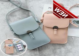 Transparent Touch Screen Retro Simple Mobile Phone 2022 Women Pu Chain Messenger s Small Flap Mini Shoulder Bag98815737497725