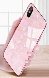 Marble Tempered Glass Case For iPhone 13 Pro13 12 XS 7 8 Plus XR X Max Soft TPU Frame Hard Cover2551034