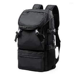 Waist Bags Simple Backpack Men's Fashion High School Students Schoolbag Capacity Mountaineering Travel Computer Bag