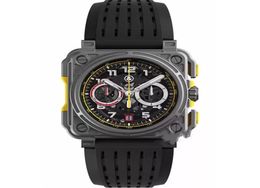 Wristwatches BR Model Sport Rubber Watchband Quartz Bell Luxury Multifunction Watch Business Stainless Steel Man Ross Wristwatch9820230