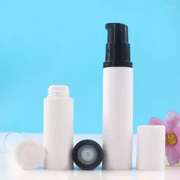Storage Bottles 10ML White Airless Bottle Black Pump Lotion/emulsion/serum /toner Sample Test Toner Mist Sprayer Skin Care Cosmetic Packing