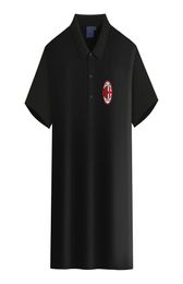 Associazione Calcio Milan Football Club Logo Men039s Fashion Golf Polo TShirt Men039s Short Sleeve polo T shirt4236385