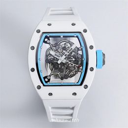 2024 Mens Watch ceramic case u2 Integrated Movement Size 49.90X42.70 MM thickness 13.5MM sapphire crystal mirror dual anti-glare rubber strap watch