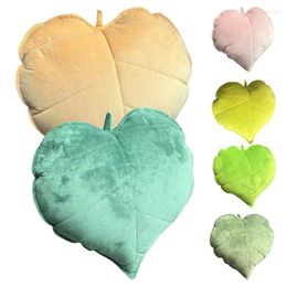 Pillow Leaf Shaped Throw Aesthetic Pillows 3D Fluffy Stuffed Plant For Living Room Bedroom Office Home Supplies