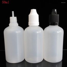 Storage Bottles PROMOTION!!Glue Dropper Bottle PE 50ml Soft Squeeze Empty Pigment Jar DIY Painting Oil Refillable 5pcs