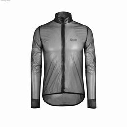 Men's T-Shirts 2024 classic super lightweight rain jacket windproof and waterproof cycling Convenient to carry H240407