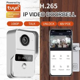 Doorbells 1080P Tuya Smart Video Doorbell Wireless Video Intercom Door Bell with Camera 1080p Wifi Wireless Smart Doorbell Camera