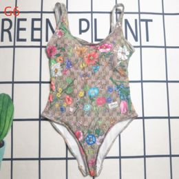 Designer Badeanzug Badefrau Print Bikini Beach Designer Schwimm Mode Badebekleidung