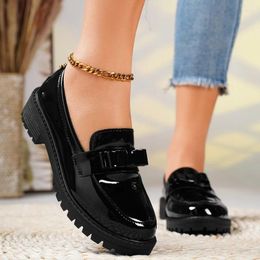 Dress Shoes 2024 Ladies Summer Fashion Bow Designer Thick Sole Square Root Mary Jane Outdoor Casual Party Women High Heels